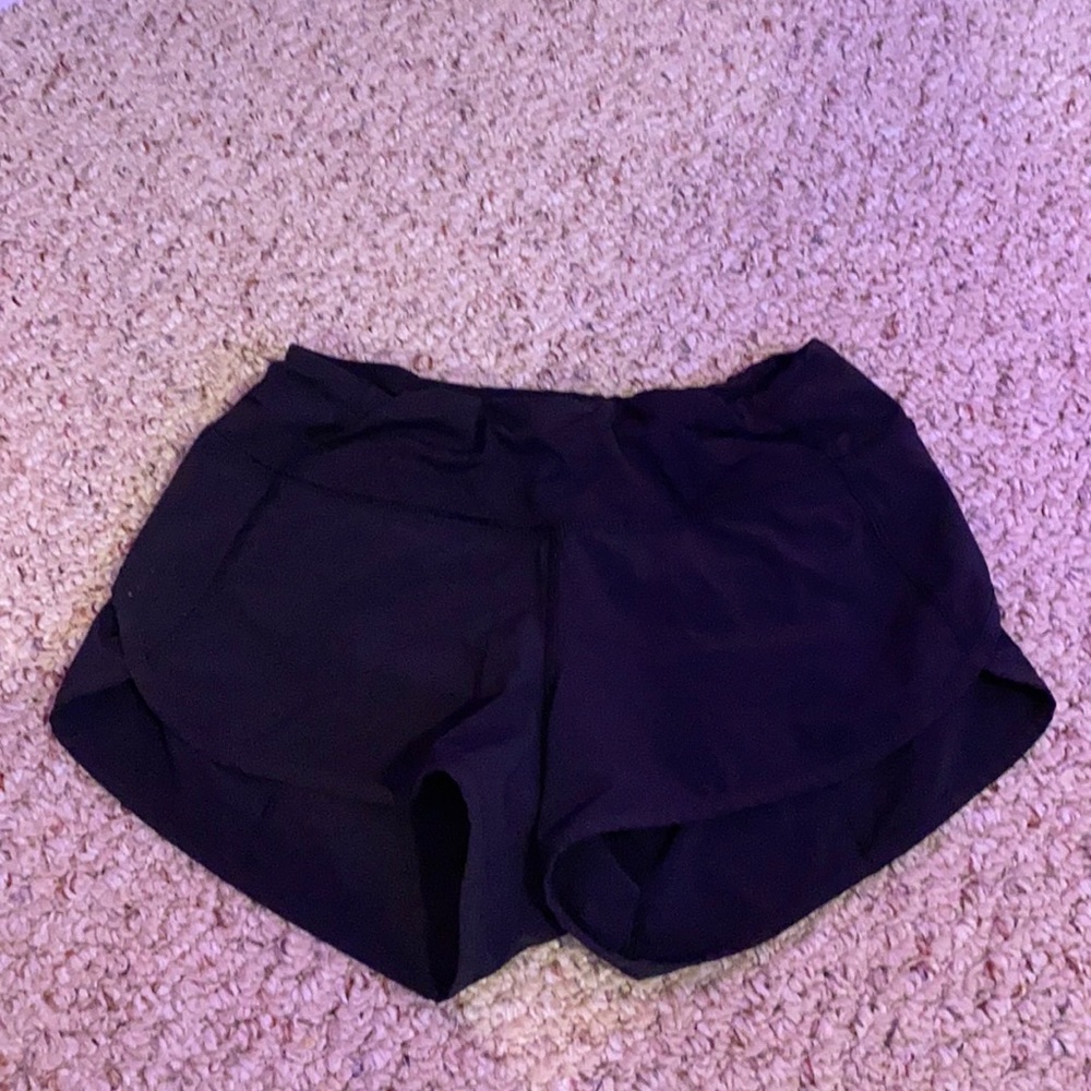 Black lululemon shorts